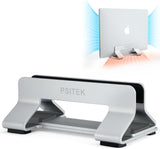 Psitek Soporte vertical de aluminio para laptop, soporte de acoplam...