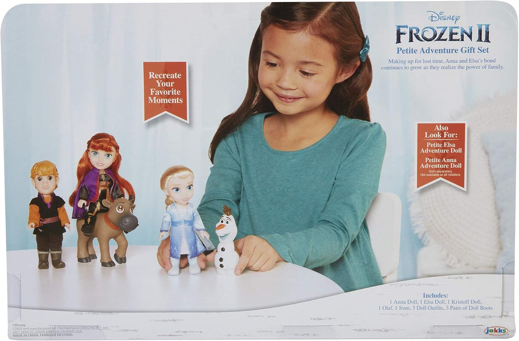 Disney Frozen 2 Set de Regalo de Muñecas Pequeñas - Incluye Elsa, Anna, Kristoff, Olaf y Sven! 6 pulgadas