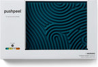 Pushpeel XL - Tabla de actividades sensoriales – Juguete antiestrés de silicona expandible para estrés, ansiedad, TDAH y autismo – Modular, silencioso, sin ensuciar, abeto