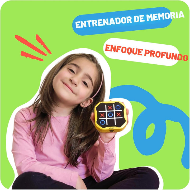 GiiKER Juego Tic Tac Toe Bolt, Juegos de Mano Originales 3 en 1, Ju...
