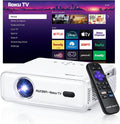 Aurzen Proyector inteligente Roku TV con Wifi y Bluetooth, experien...
