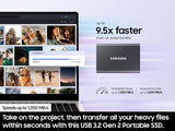 Samsung T7 SSD portátil, unidad externa de estado sólido de 1 TB, v...