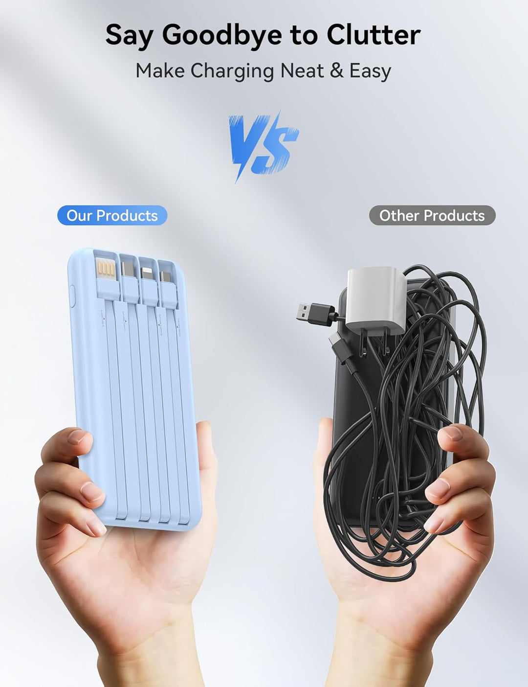 Cargador portátil, batería de carga rápida de 10000 mAh 22.5 W con...