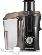 Hamilton Beach Máquina centrífuga del Juicer con boca grande 3" canal de