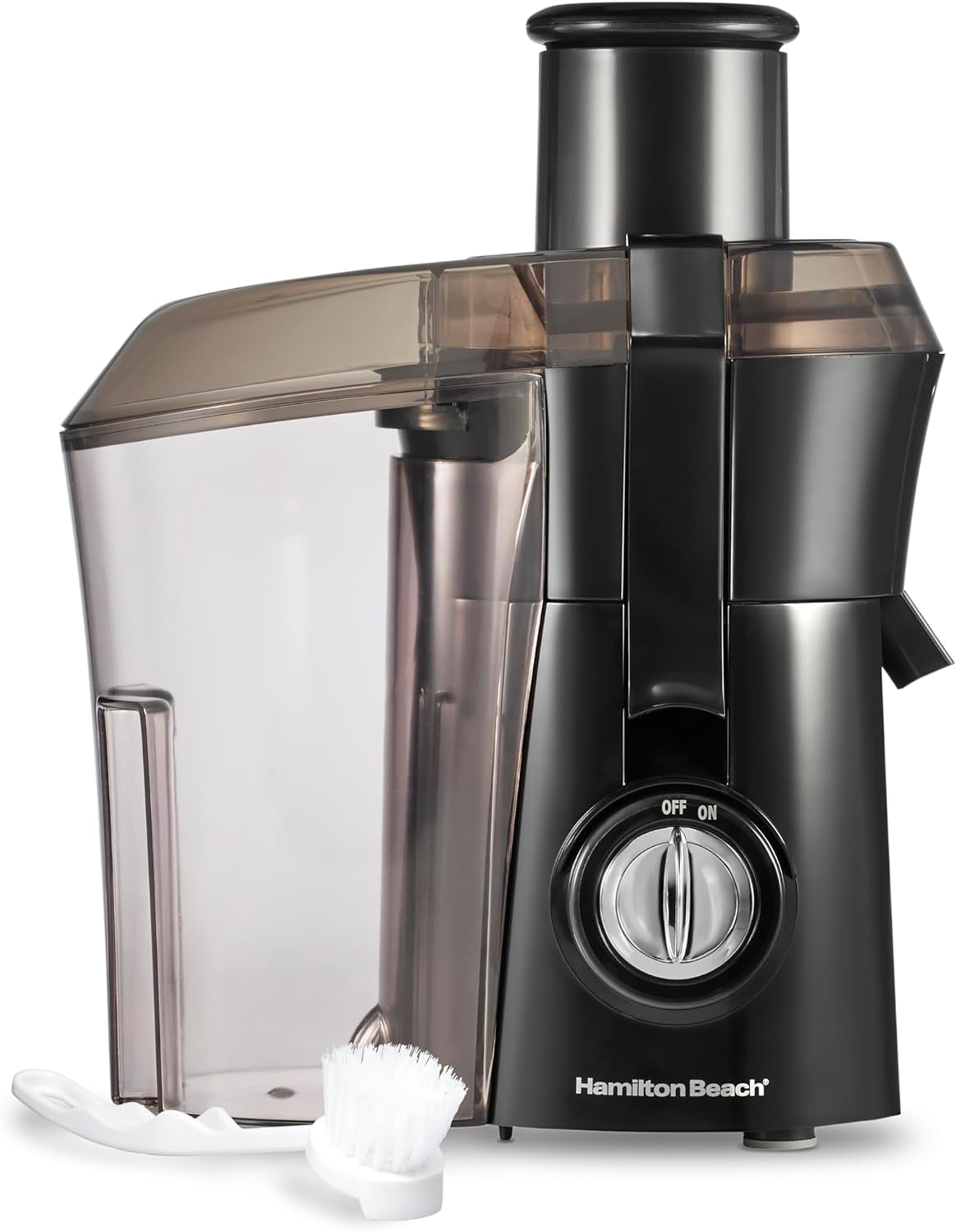 Hamilton Beach Máquina centrífuga del Juicer con boca grande 3" canal de