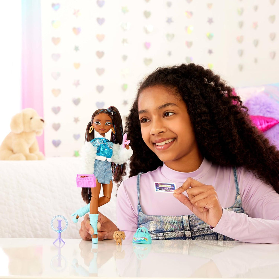 Set de juego Barbie Dream Besties, muñeca posable Brooklyn con cabe...