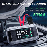 Arrancador de 8000A con inflador de aire\/compresor deflactor, bate...