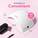 Lámpara secadora de uñas SUNUV de 24 W. , Rosado