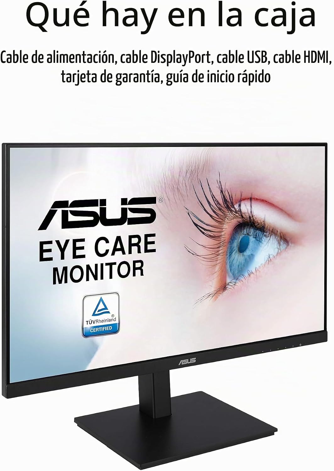 ASUS VA27DQSB Monitor de 27 pulgadas, 1080P Full HD, 75Hz, IPS, sin...