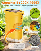 1000X Digital Handheld Microscope para Kids Portable Outdoor Toys & Gifts