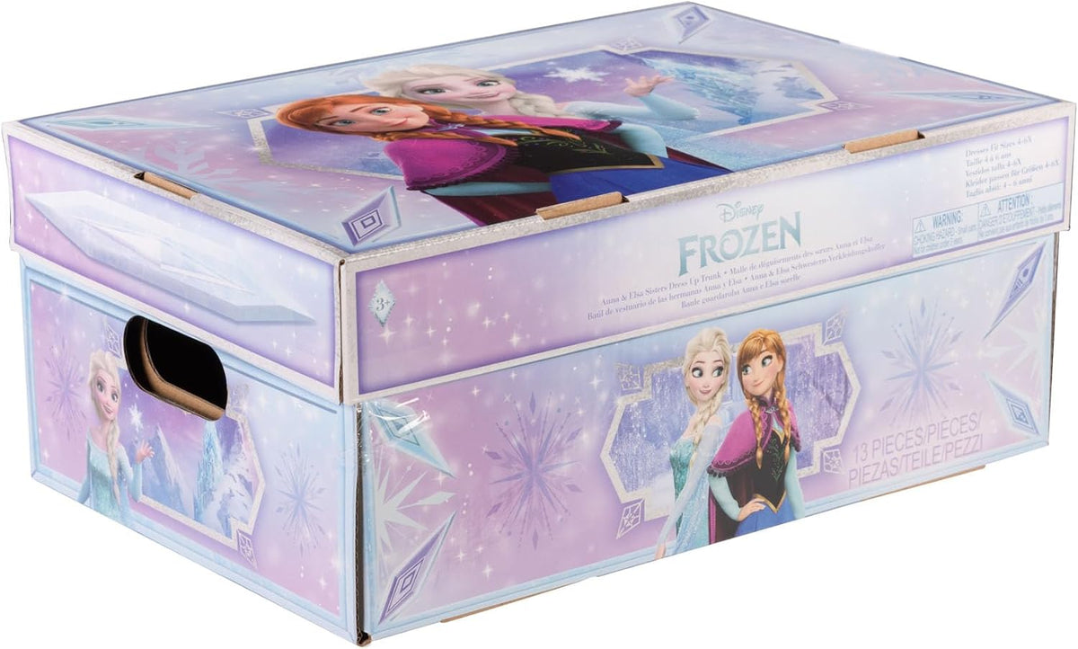 Disney Frozen Elsa & Anna Sisters Dress Up Trunk Nuevo 2025 [Exclusivo de Amazon]