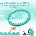 OurStarry - Aro de Ejercicio con Peso de 34 Nudos de Tamaño Grande, Anillo Inteligente de Cintura para Pérdida de Peso en Adultos