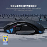 Corsair NIGHTSWORD RGB Gaming Mouse para FPS, MOBA - 18,000 DPI - 1...