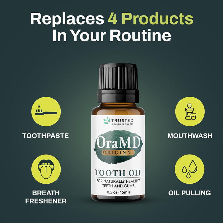 OraMD - Aceite dental original 4 en 1, tratamiento de gingivitis pa...