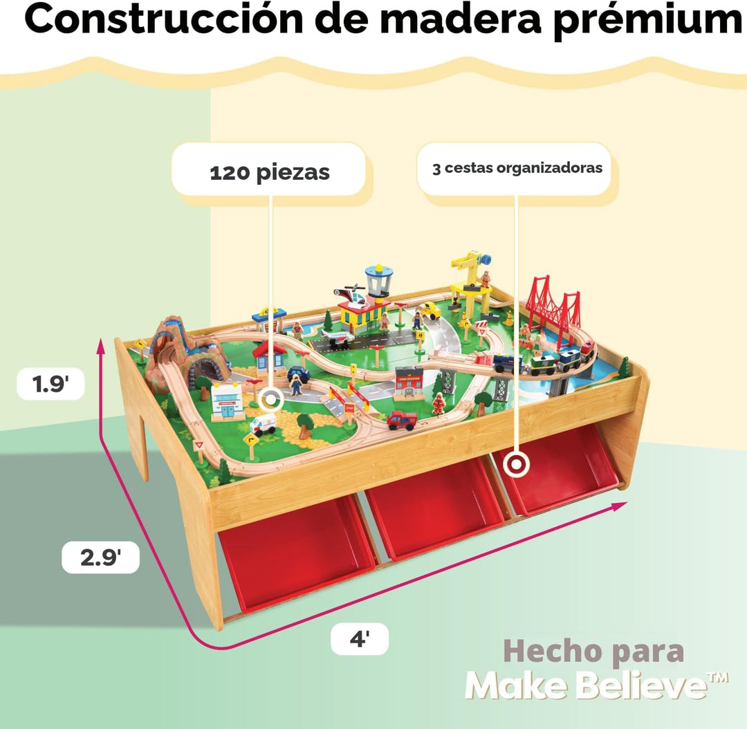 KidKraft, Mesa y Set de Tren de cataratas