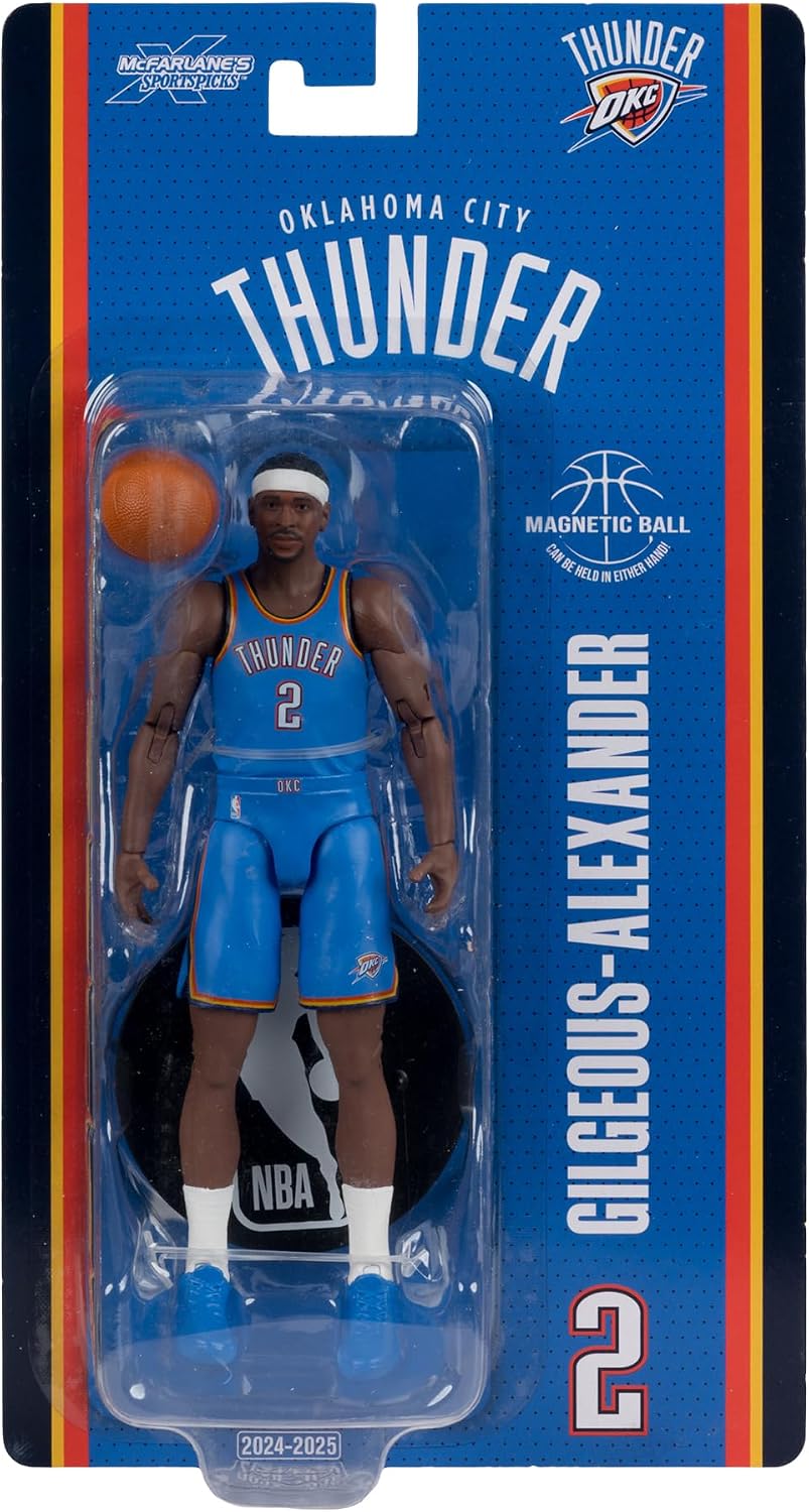 McFarlane Toys - NBA Shai Gilgeous-Alexander (Oklahoma City Thunder) Figura de acción de 6 pulgadas McFarlane SportsPicks