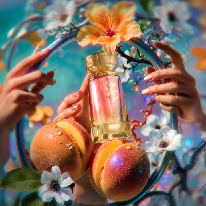 Paris Corner Khair Peach Delulu Eau de Parfum para mujer, 3.4 onzas...