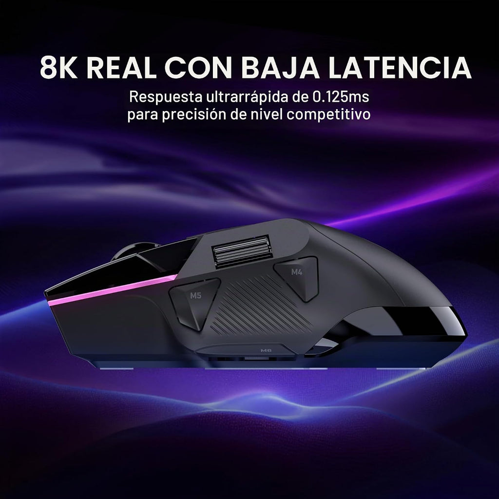 Turtle Beach Ratón para juegos RGB inalámbrico 8K de la serie Command MC5