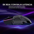 Turtle Beach Ratón para juegos RGB inalámbrico 8K de la serie Command MC5