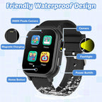 Reloj inteligente impermeable para niños con 32 juegos de doble cámara video podómetro