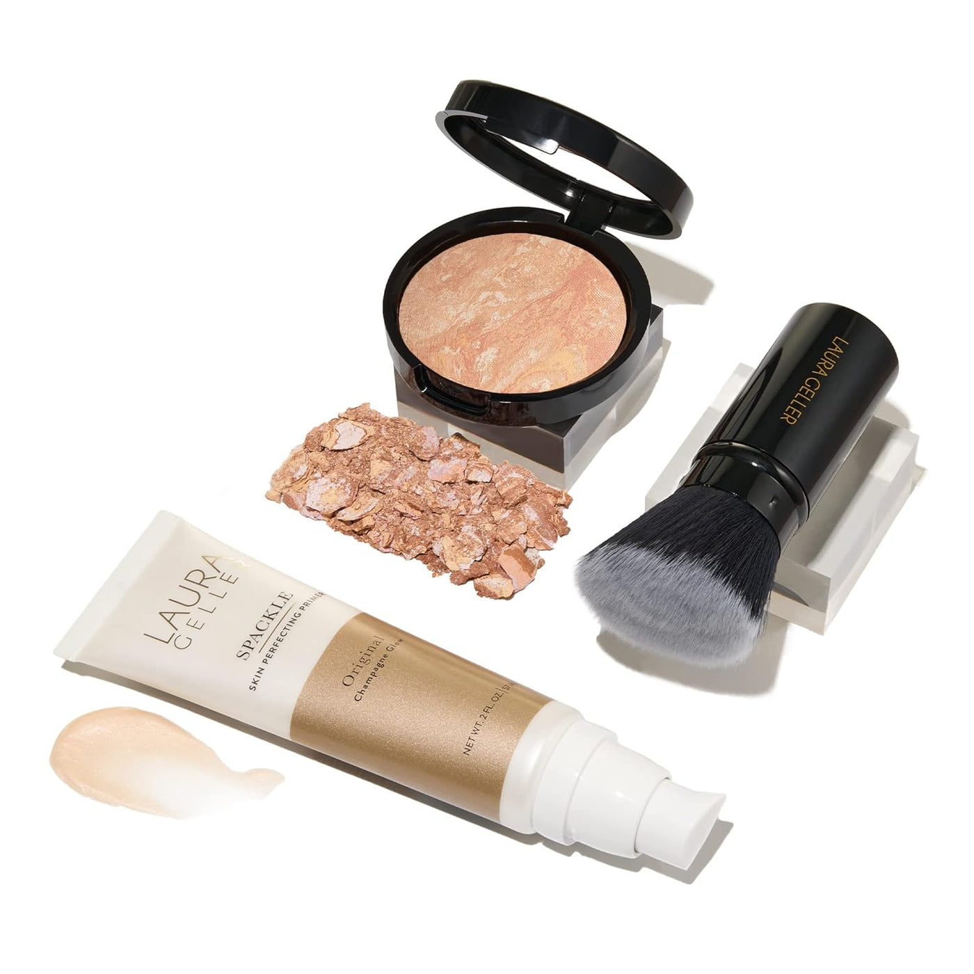 LAURA GELLER NEW YORK Kit de Rutina Diaria - Base en Polvo Correcto...