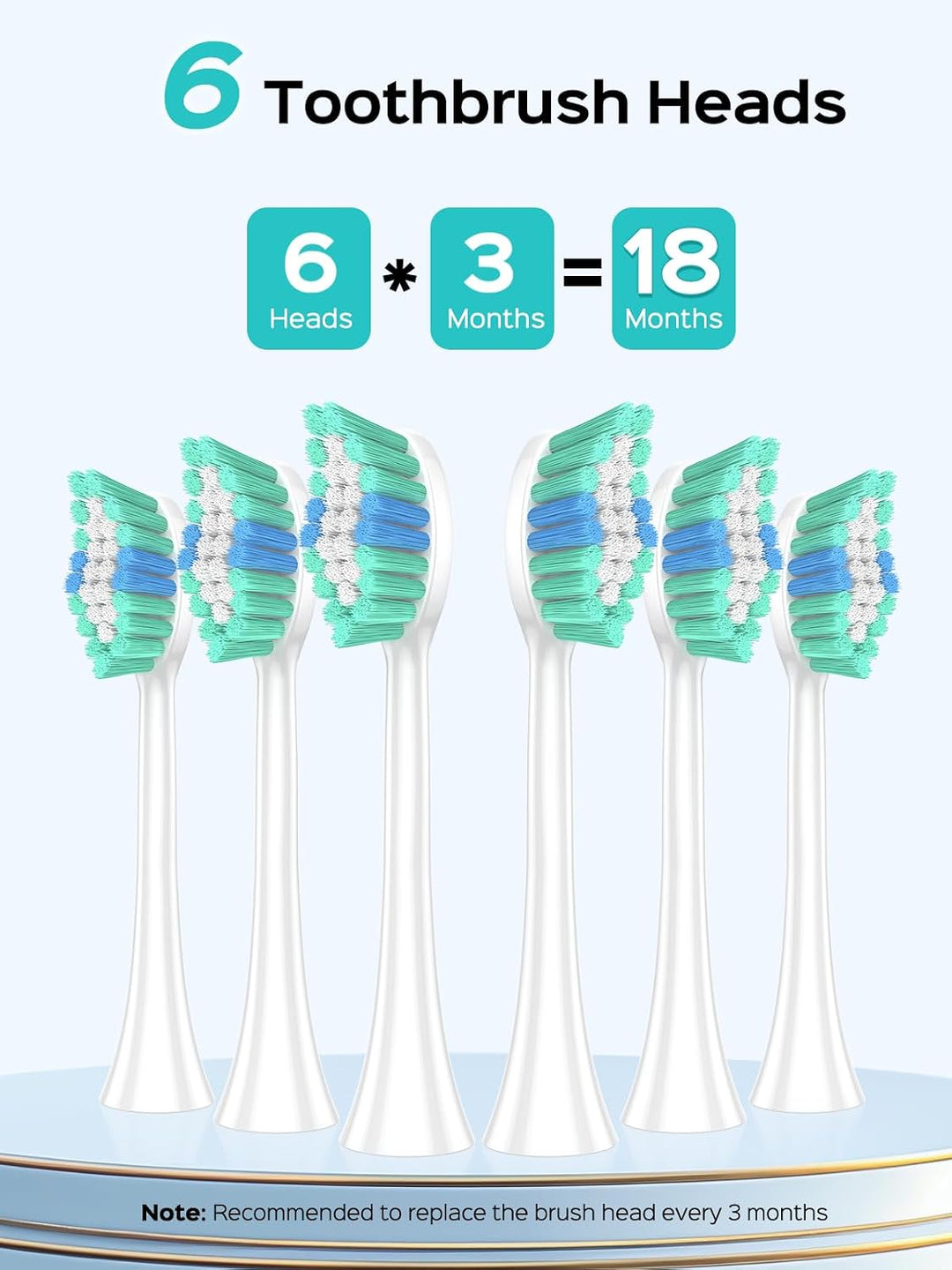 Cepillo de dientes eléctrico sónico COSLUS C40 para adultos, 47000V...