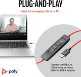 Poly Blackwire 3210 - Auriculares con cable micrófono con