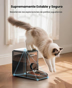 oneisall Comedero automático para gatos grandes y aperitivos, 12 tazas/3