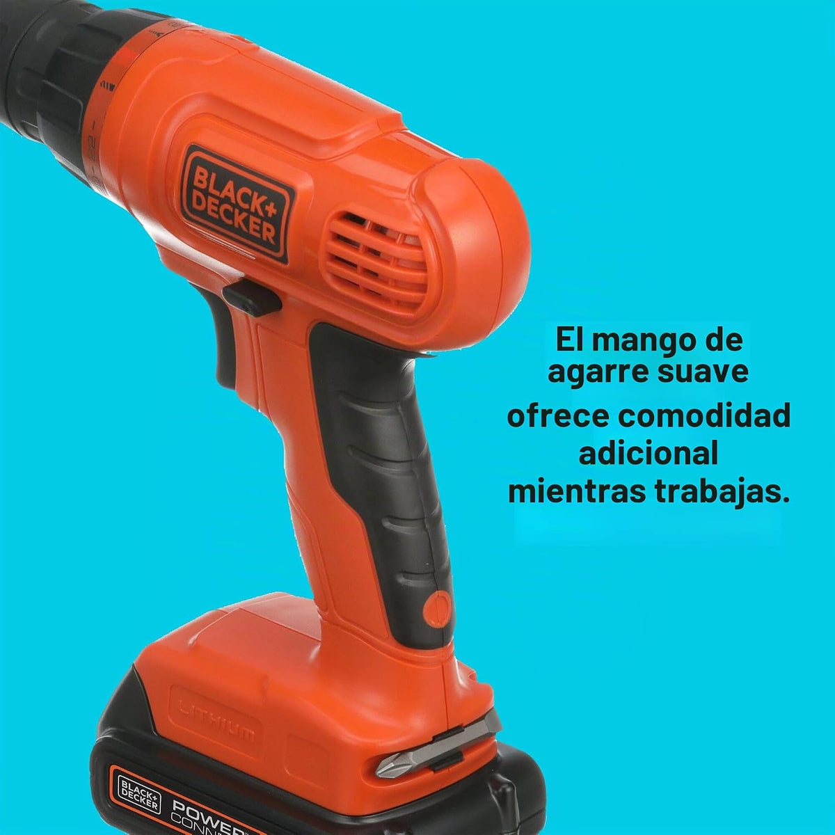 Taladro con iones de litio con 100 accesorios Black & Decker LD120VA 20-Volt MAX