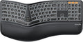 ProtoArc Teclado ergonómico Bluetooth retroiluminado, EK01 Plus, te...