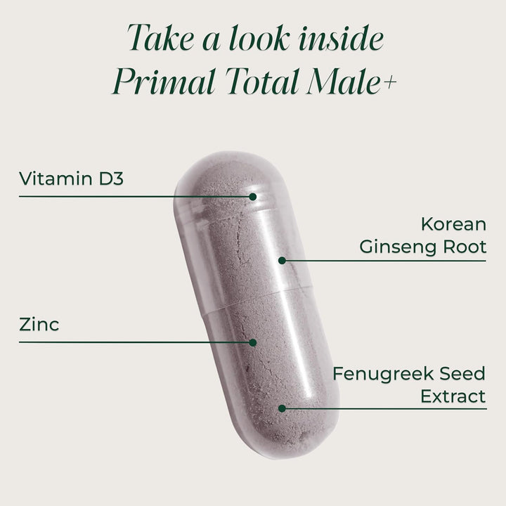 Primal Harvest Total Male+ Multivitamínico para Hombres Vitaminas,...