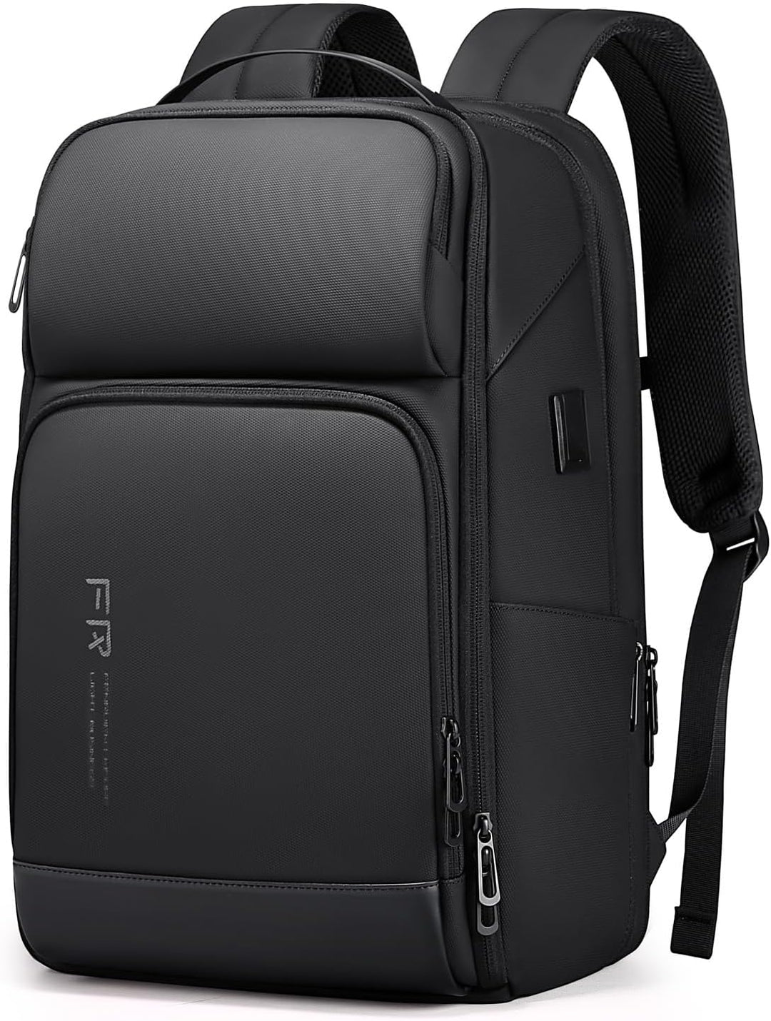 Mochila para portátil de 17 pulgadas para hombre de FENRUIEN, Negro...