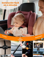 Kidsneed Cámara de Auto para Bebé con Pantalla Dividida de 7" para 2 Niños con Cámaras Duales de Asiento