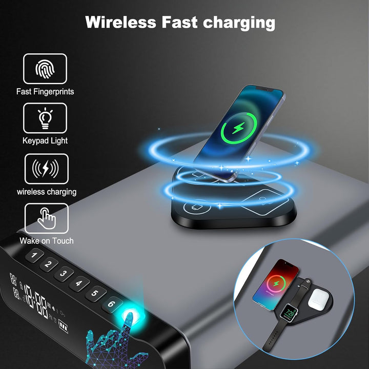 FTOP - Caja fuerte biométrica para armas con huellas