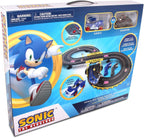 NKOK Sonic & Shadow Juego de Pista de Carreras con 8 Carriles y Contador de Vueltas