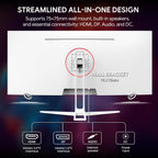 CRUA - Monitor de juegos ultraancho WQHD 165Hz IPS de 34 pulgadas,...