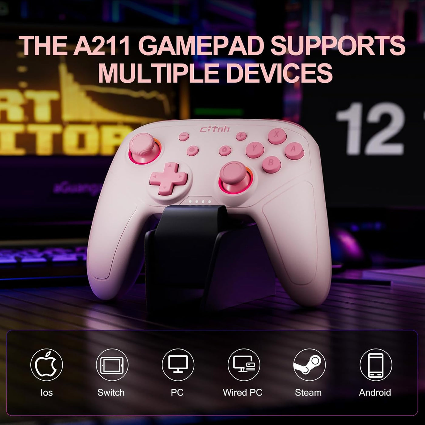 linhugame Wireless Controller For Switch,Compatible with switch 2\/...