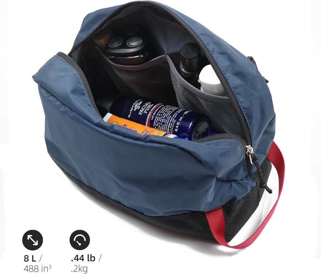 Neceser de viaje 8L, cubo de embalaje grande con compartimiento húmedo y seco de TPU impermeable