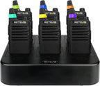 Retevis Walkie Talkies RT22 Commercial FRS recargables de largo alcance