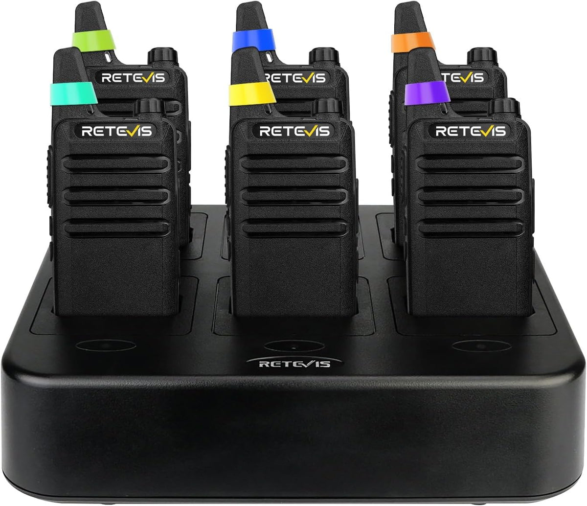 Retevis Walkie Talkies RT22 Commercial FRS recargables de largo alcance