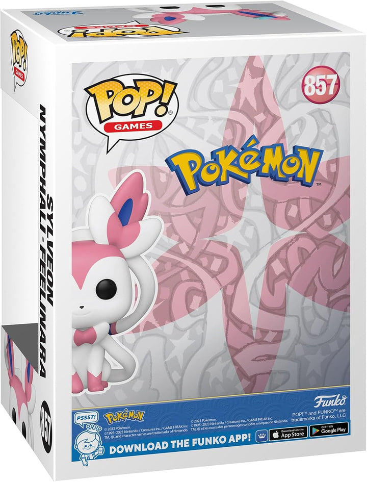 Funko Pop! Games: Pokemon - Sylveon - Nymphali - Figura de vinilo c...