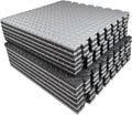AIRHOP Alfombrillas de espuma EVA de alta densidad mejoradas de 0.79 pulgadas, extra gruesas, 48 pies cuadrados, 12 piezas grandes entrelazadas (24 x 24 pulgadas) para gimnasio en casa