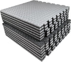 AIRHOP Alfombrillas de espuma EVA de alta densidad mejoradas de 0.79 pulgadas, extra gruesas, 48 pies cuadrados, 12 piezas grandes entrelazadas (24 x 24 pulgadas) para gimnasio en casa