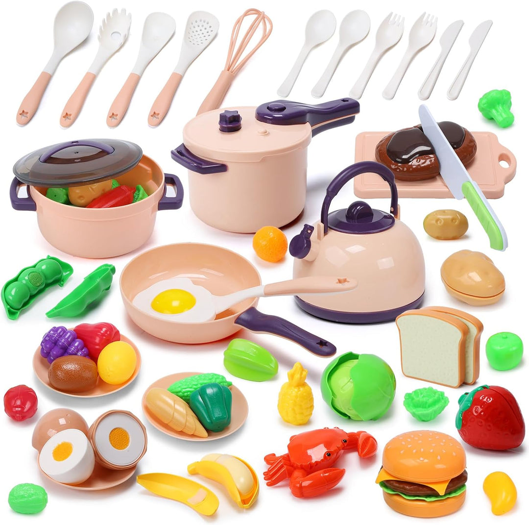 CUTE STONE - Juego de 51 piezas de accesorios de cocina en miniatur...