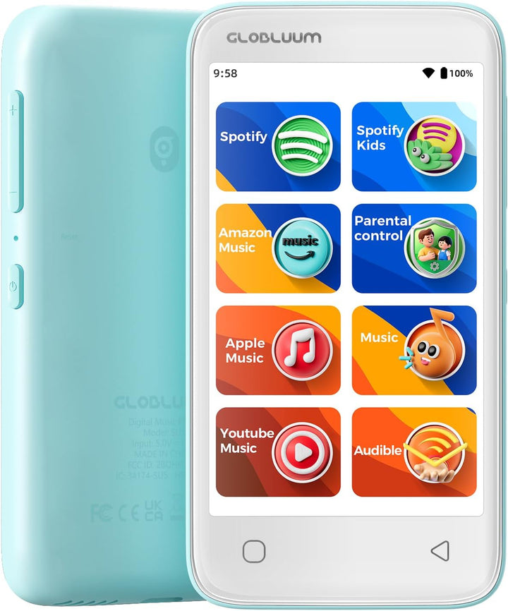 Reproductor de MP3 para niños, controles parentales, 16 GB, compati...
