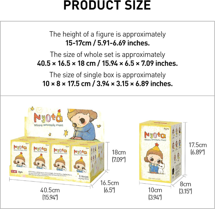 POP MART Nyota Where Moments Meet Series - Muñeco de peluche, caja...