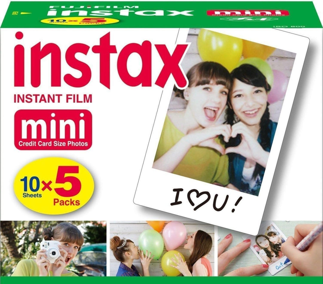 Fujifilm Película instantánea Instax Mini 10 hojas x 5