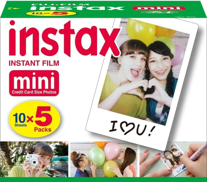 Fujifilm Película instantánea Instax Mini 10 hojas x 5