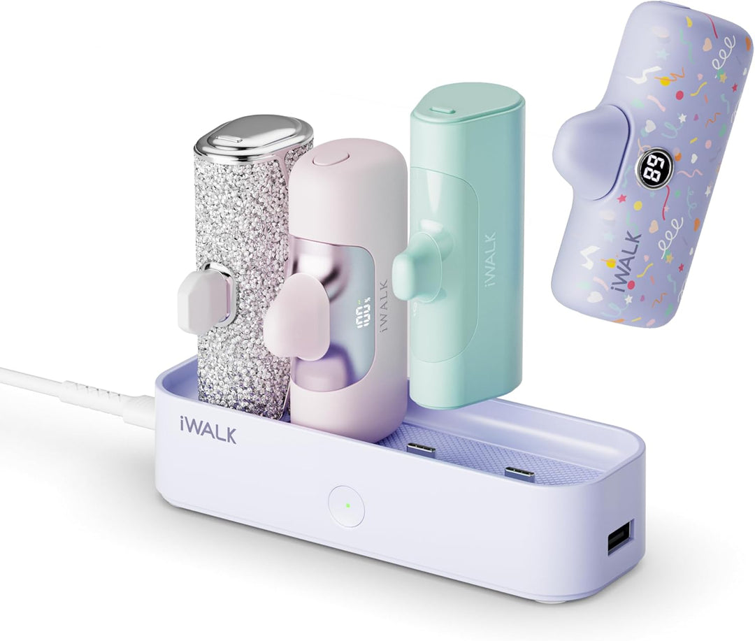 Estación de Carga iWALK para Cargador Portátil iWALK 4500mAh, 4800m...