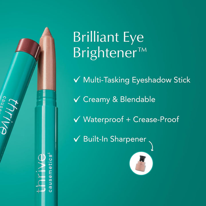 Thrive Causemetics Brilliant Eye Brightener - Paquete de sombra de...